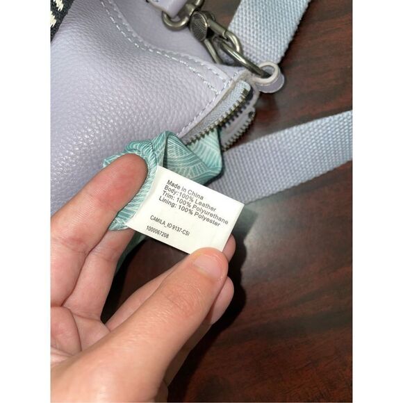 The Sak Camilla Light Lavender Leather Crossbody/ Shoulder Bag - Picture 10 of 10